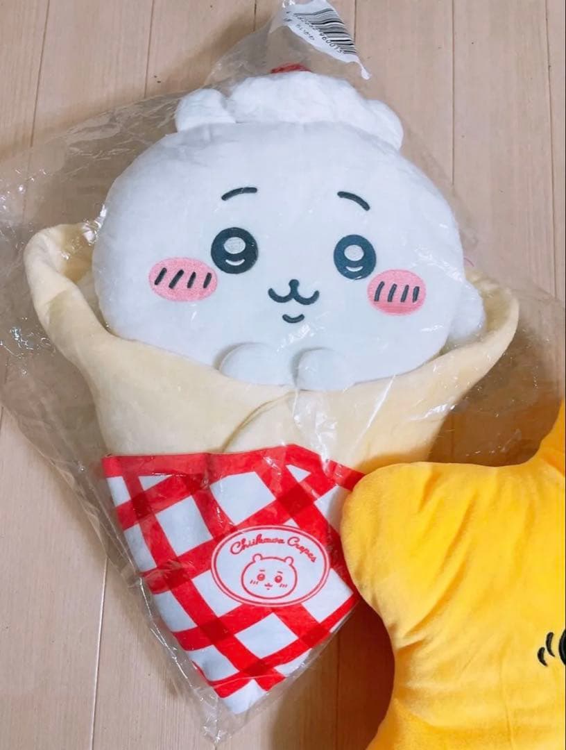 ちいかわ ビッグぬいぐるみ2点セット クレープくじ A賞 流れ星